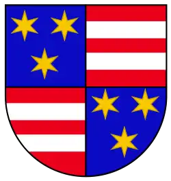 Combined arms of the Counts of Cilli and Sannock