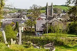 View of Bailieborough and the Church of Ireland church