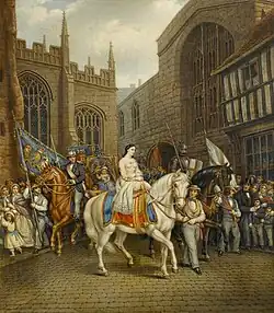 Lady Godiva Procession, Coventry (1867)[10]