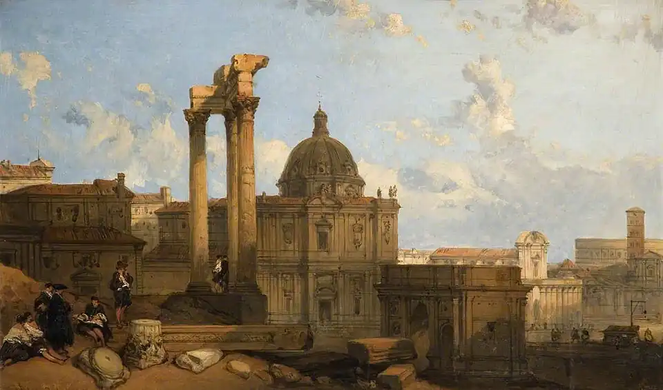 Ruins of the Roman Forum, 1859