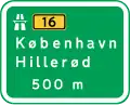I17: Exit to another motorway in 500m