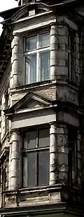 Detail of the bay window