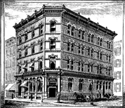 Detroit Savings Bank, 1878, NE corner of Griswold and Larned