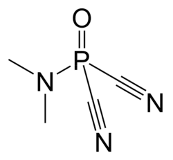 Dimethylamidophosphoric dicyanide 2D structure