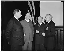 Blanding (left) in 1938