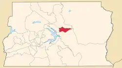 Location of Itapoã in the Federal District