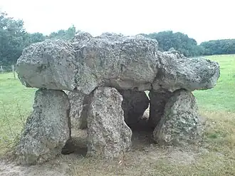 The dolmen of Maupertuis