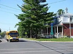 Intersection with Route 116 in Dosquet.