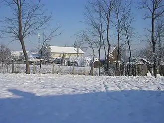Dumbrăveni in winter