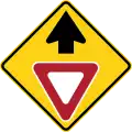 P3-2 Give way sign ahead