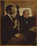 Degas' Father Listening to Lorenzo Pagans, c. 1869–1872