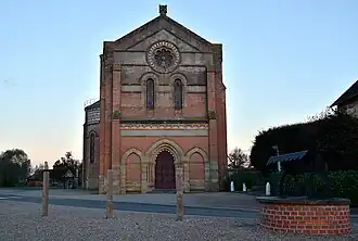 The church in Saint-Léopardin d'Augy