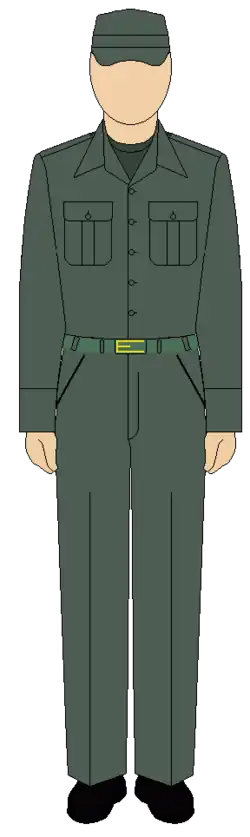 Egyptian Army field overall