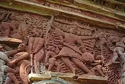 Terrcotta panel at Gopinatha temple