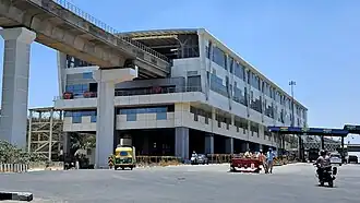 Final stages of this metro station as on April 2024