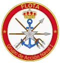 Emblem of the 1st Group of Naval Action (COMGRUP-1) Naval Action Forces