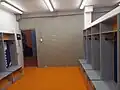 Local professional dressing room in the Estadio Zorros del Desierto.