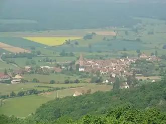 A general view of Étrigny