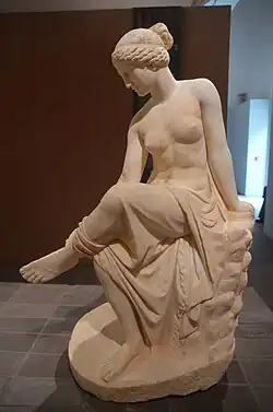 Nymph from the villa, 90-110 AD replica of Greek original of 2nd c. BC, Torlonia collection