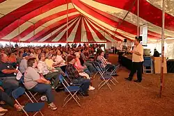 FEMA recovery meeting about 1 month after the tornado.