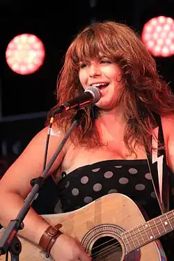 Lisa LeBlanc during the Festival Interceltique de Lorient in 2012