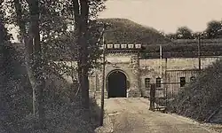 Entrance to a tunnel