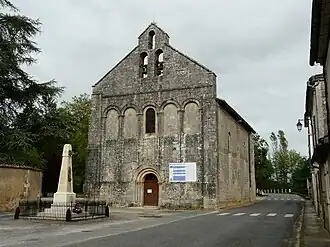War memorial and church of St. Peter