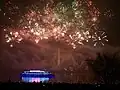 New Year fireworks at Kim Il Sung Square, January 2017.