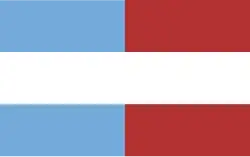 One of the flags of the Jordanist rebellion (11 April 1870 - 16 December 1876)