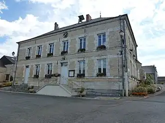 The town hall in Flaignes