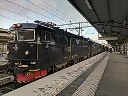 InterCity train at the station