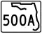 State Road 500A marker