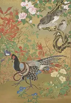 Flowers and Birds (花鳥図), 1881, Exhibited at The second National Industrial Exhibition.