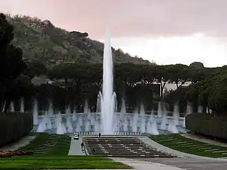 Esedra fountain