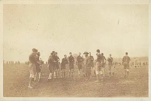 Match played on the Western Front during World War 1 in 1918 H85.55/160/88 State Library Victoria