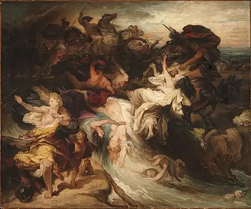 Defeat of the Cimbri and the Teutons by Marius, 1853