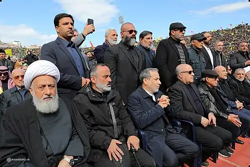 Lebanese and foreign dignitaries in attendance.