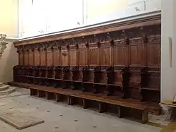 Right choir stalls