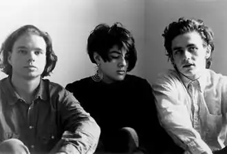From left to right: Damon Krukowski, Naomi Yang, and Dean Wareham