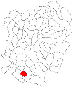 Location in Caraș-Severin County
