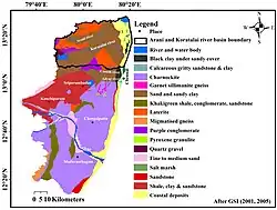Chennai's Geology and its surroundings after GSI