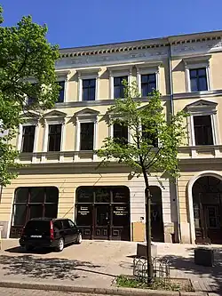 Main elevation on the street