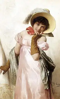 Lady in a Pink Dress