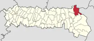 Location in Ialomița County