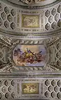 Trompe-l'œil nave ceiling frescoes