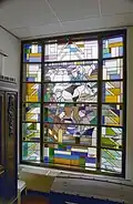 Stained glass window by Toon Berg, 1926