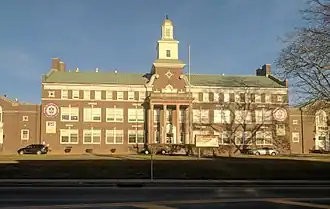 This building is currently owned by Rowan University. Formerly Glassboro High School (1930-1965), then later Glassboro Intermediate School, before being purchased by Rowan University in 2022.