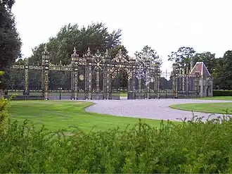 The "Golden Gates", Eaton Hall