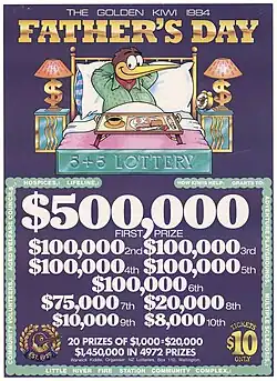 Image of a lottery ticket
