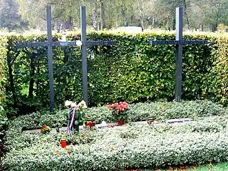 Grave of Sophie and Hans Scholl and Christoph Probst of the White Rose